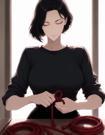 Rigger, drawn as a woman