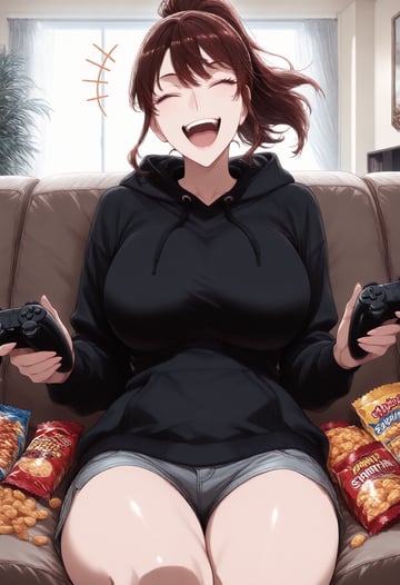 The Best Friend, drawn as a woman