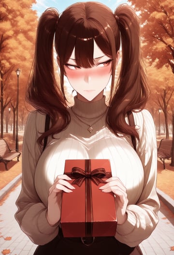 The Tsundere, drawn as a woman
