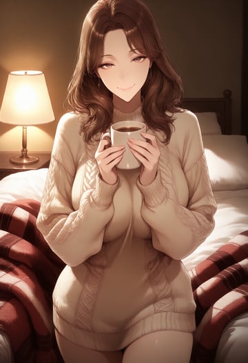 둥지를 트는 오메가, 여성으로 그린 모습