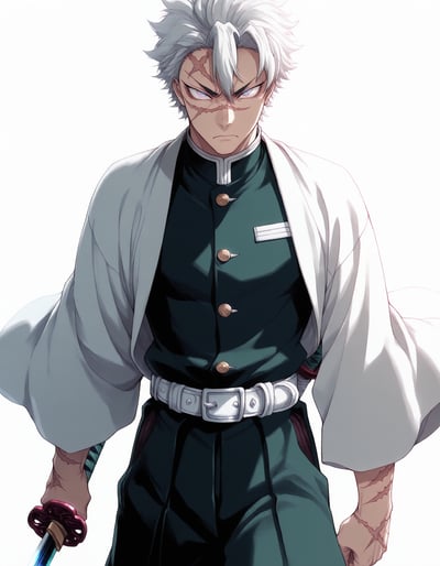 Rabu AIが描いた風の呼吸キャラクター、不死川 実弥