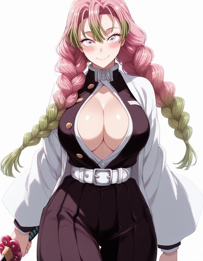 Rabu AIが描いた恋の呼吸キャラクター、甘露寺 蜜璃