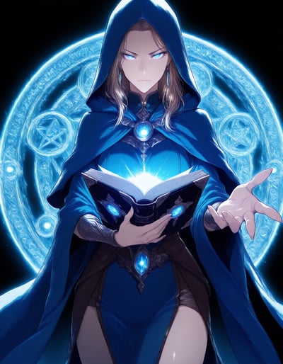 Rabu AIが描いた詠唱系キャラクター、白銀 リリス