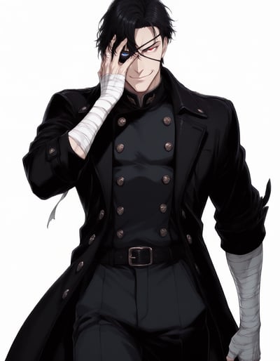 Rabu AIが描いた邪気眼系キャラクター、神崎 カイ