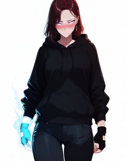Rabu AIが描いた隠れ厨二系キャラクター、佐倉 ミオ