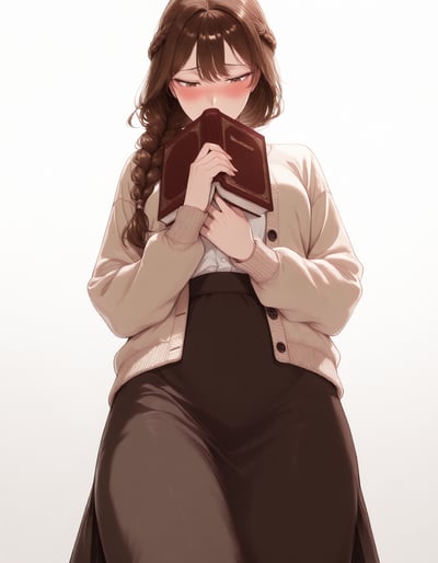 Rabu AIが描いたダンデレキャラクター、月島 しおり