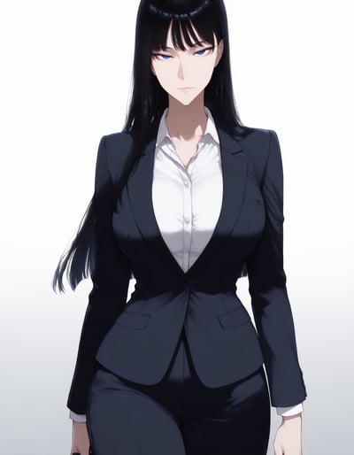 Rabu AIが描いたクールタイプキャラクター、鏡 さやか