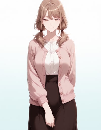 Rabu AIが描いた癒しタイプキャラクター、白石 ことね