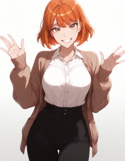 Rabu AIが描いた年下ワンコタイプキャラクター、夏目 ひなこ