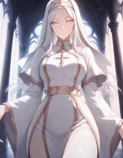 Rabu AIが描いた聖職者キャラクター、アリシア
