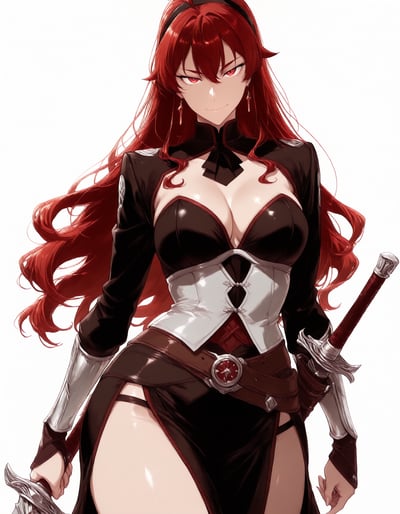 Rabu AIが描いた剣士キャラクター、エリス