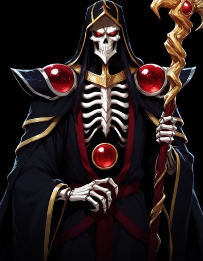 Rabu AIが描いた魔王キャラクター、アインズ・ウール・ゴウン