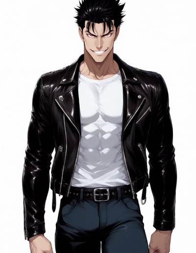Rabu AIが描いた情熱的なキスキャラクター、獅堂 レオ