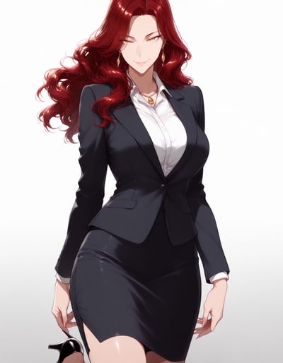 Rabu AIが描いたENTJ 覇道のリーダーキャラクター、鳳 レイカ