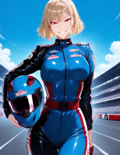 Rabu AIが描いたESTP 大胆な勝負師キャラクター、速水 カレン