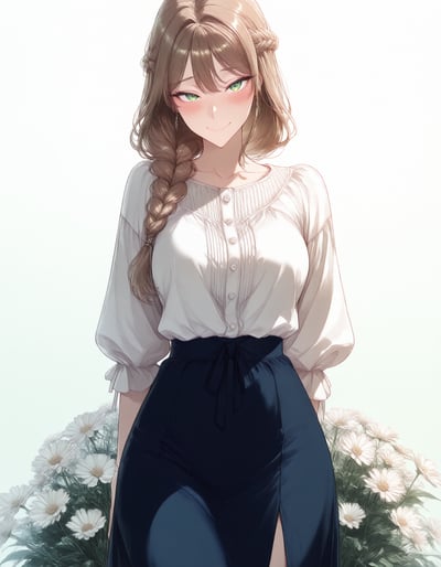 Rabu AIが描いたINFP 夢見る詩人キャラクター、花村 ことは