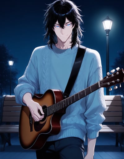 Rabu AIが描いたINFP 夢見る詩人キャラクター、綾瀬 ユキト