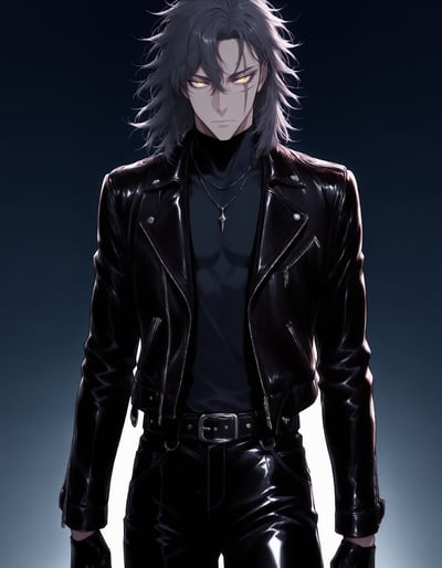 Rabu AIが描いたISTP クールな職人キャラクター、黒鉄 ジン
