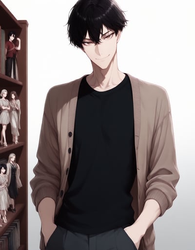 Rabu AIが描いたアニメオタクキャラクター、有村 ケイ