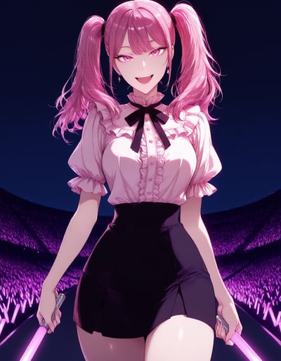 Rabu AIが描いた推し活オタクキャラクター、桃井 さくら