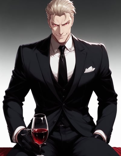 Rabu AIが描いたドMキャラクター、皇 玲央