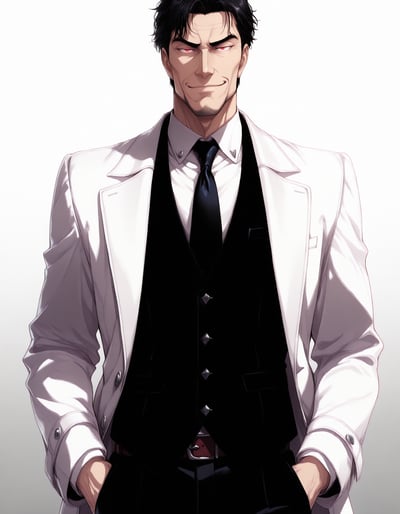 Rabu AIが描いたMキャラクター、氷室 迅