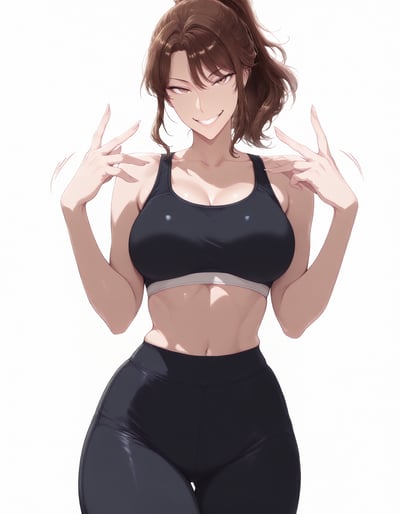 Rabu AIが描いた脇腹が弱点キャラクター、藤咲 ミオ