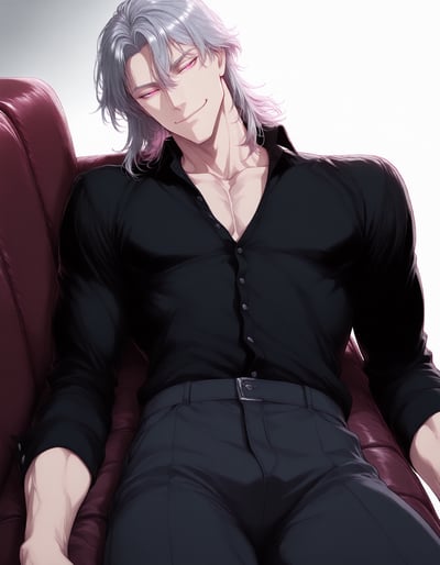 Rabu AIが描いた溺愛攻めキャラクター、宵宮 ルカ