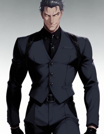Rabu AIが描いた束縛型ヤンデレキャラクター、鷹宮 司