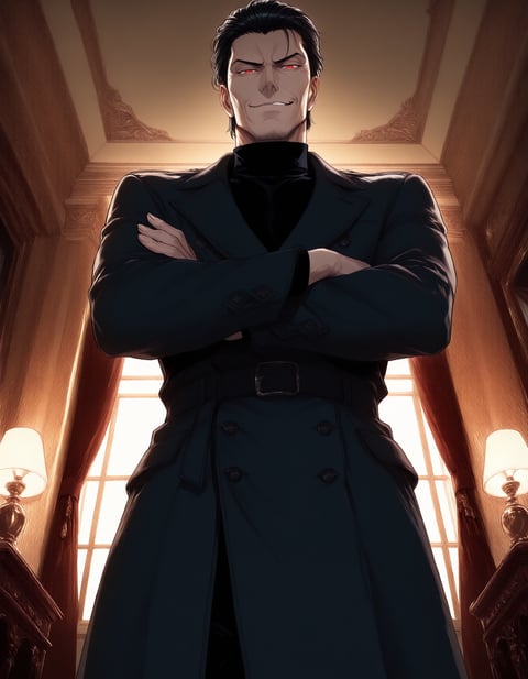 Degradation giver, drawn as a man