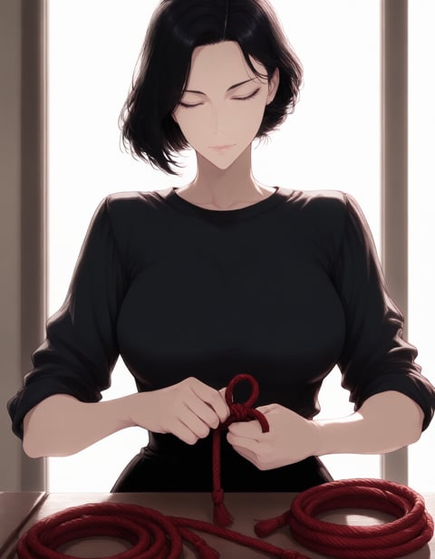 Rigger, drawn as a woman