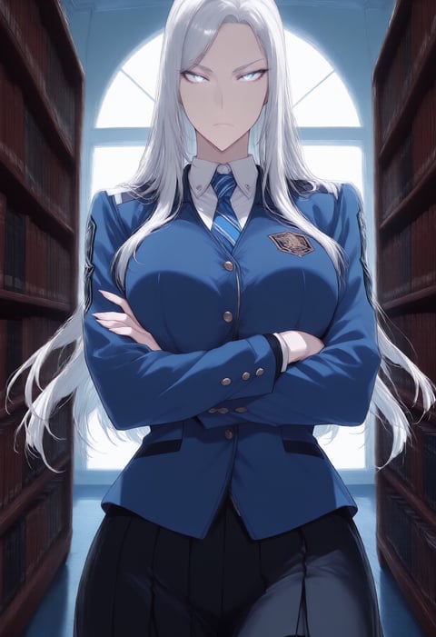 The Ice-Cold Rival, drawn as a woman