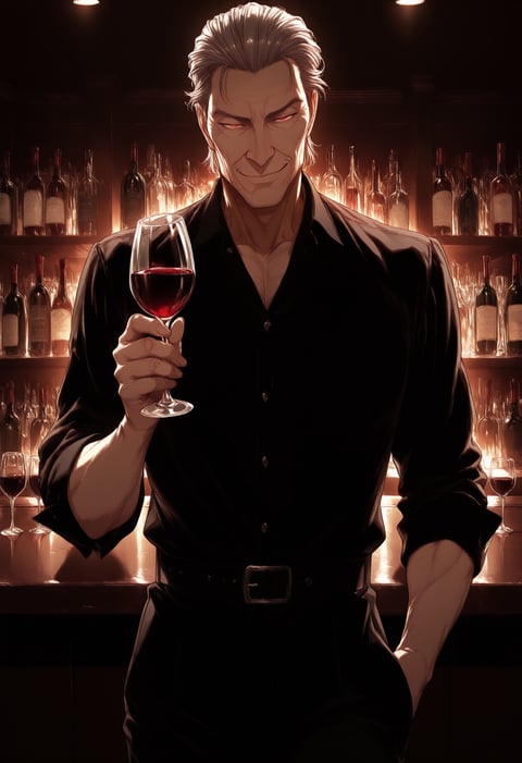 The Dangerous Older One, drawn as a man