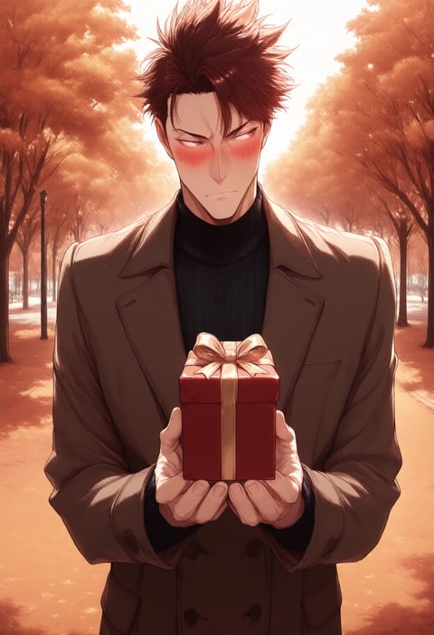 The Tsundere, drawn as a man
