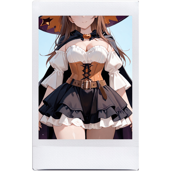 Tenue de sorcière à corset