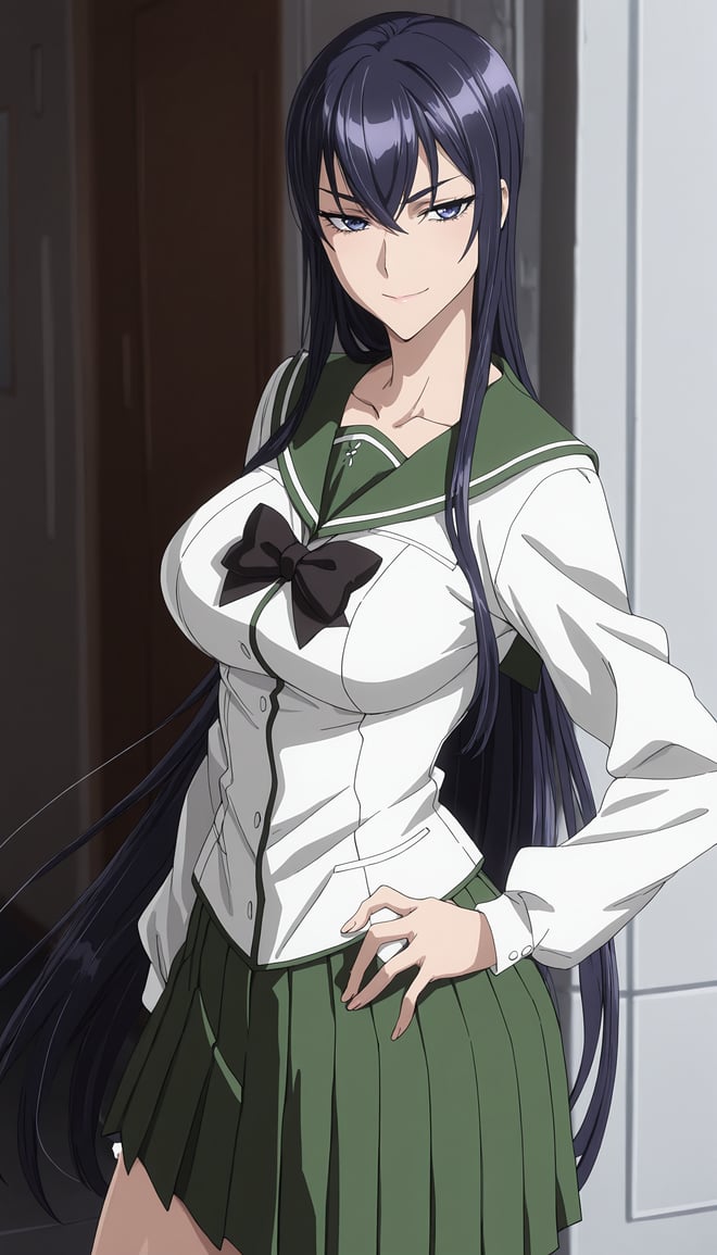 Saeko Busujima AI character portrait